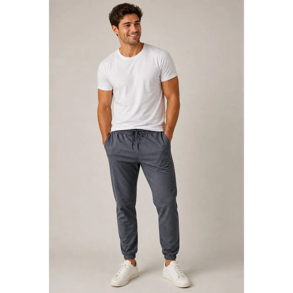 Uniqlo  Men's Blue Pull Up Drawstring Jogger Size XL